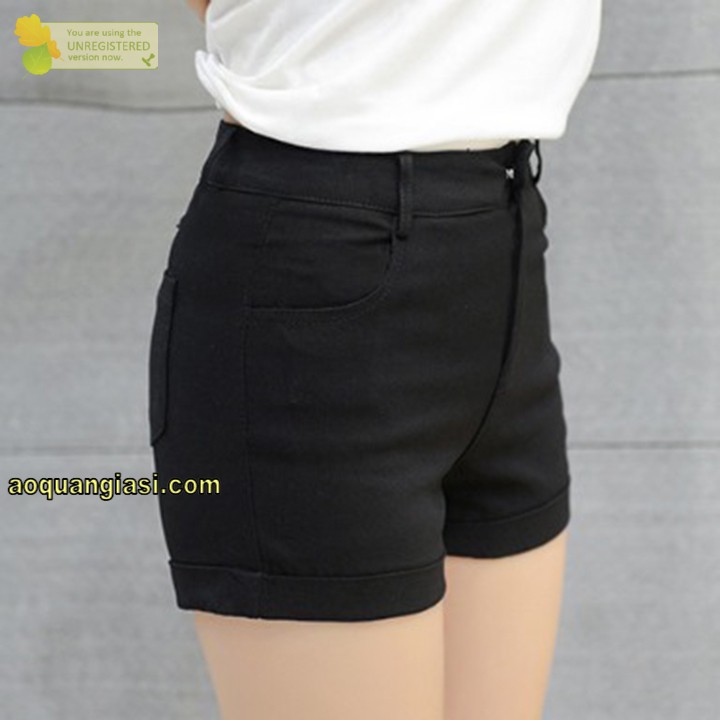 Quần short kaki lưng cao MT616