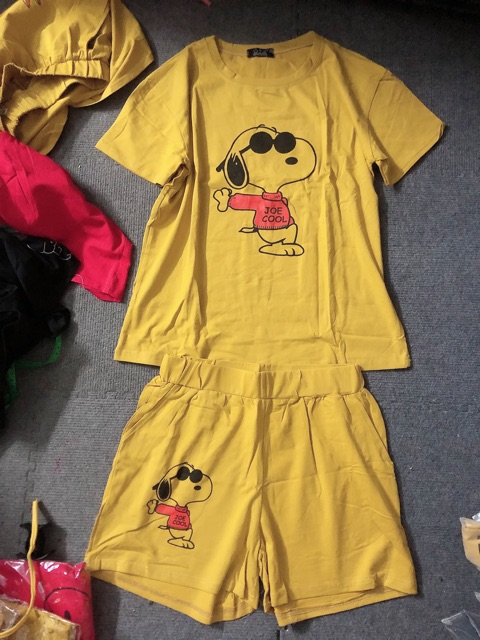 Bộ cotton mặc nhà