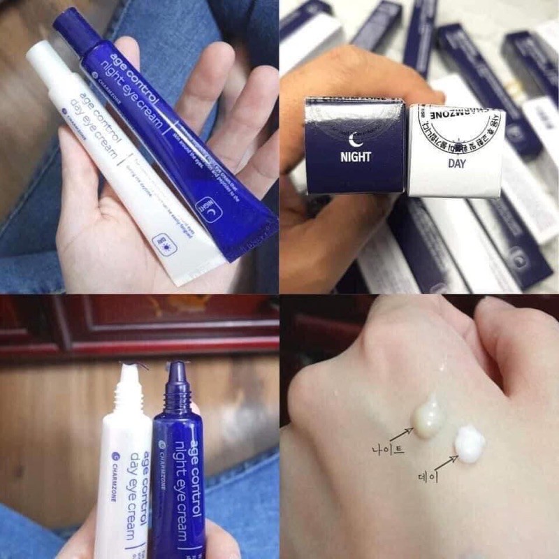 [sẵn] SET KEM MẮT NGÀY VÀ ĐÊM charmzone 20ml