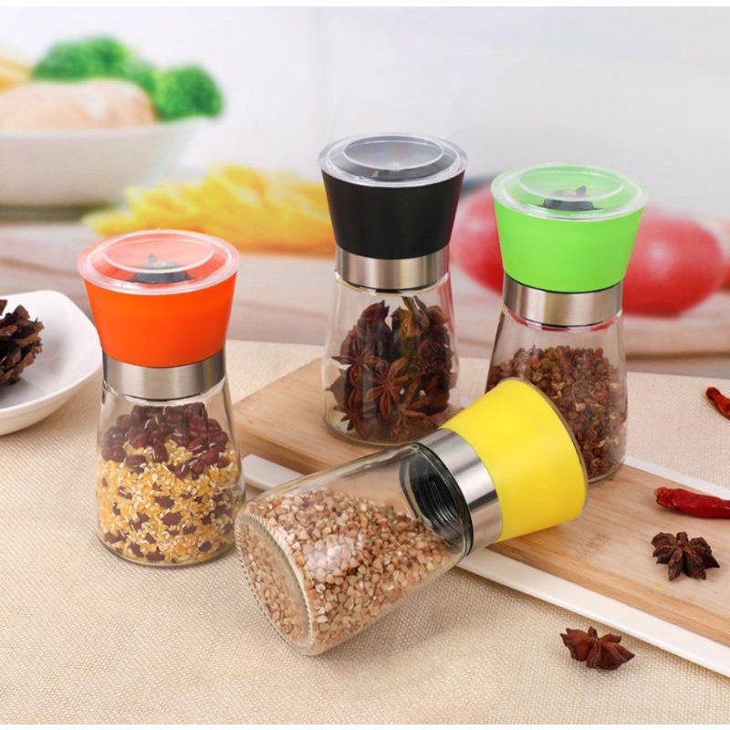 Hũ xay tiêu cầm tay - Dụng cụ xay tiêu đa năng