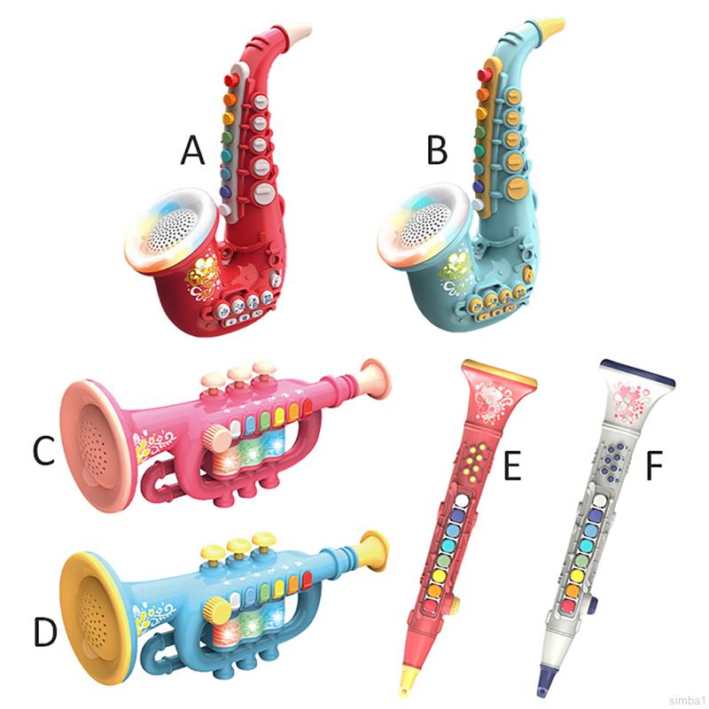 Kèn Saxophone Mini Có Đèn Và Âm Thanh Dành Cho Trẻ Em Mới Bắt Đầu Học