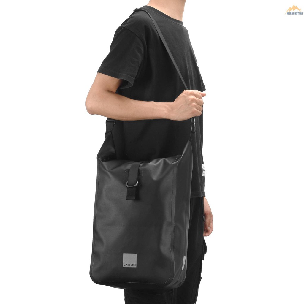 Túi Gắn Yên Xe Đạp Đựng Vật Dụng Tiện Lợi Túi messenger hoàn toàn không thấm nước hai trong một