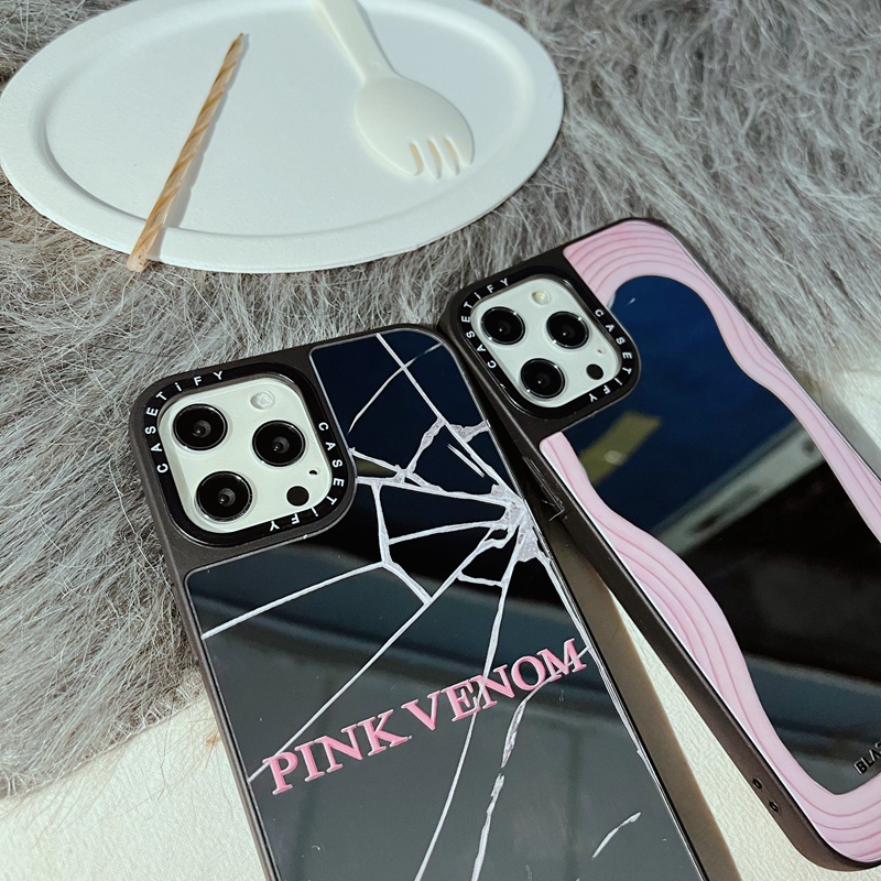 Ốp Điện Thoại Silicon TPU Cứng Tráng Gương In Hình Cho iPhone 7 8 X XR XS Max 11 12 13 14 Plus Pro Max