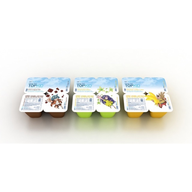 Lóc 4 Hộp Sữa Chua TH Top Kid ( giá trừ KM )