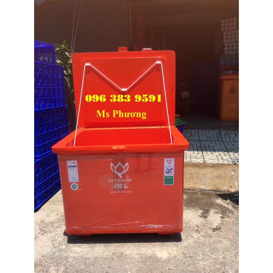 Thùng đá 450 lít thái lan hiệu bông sen