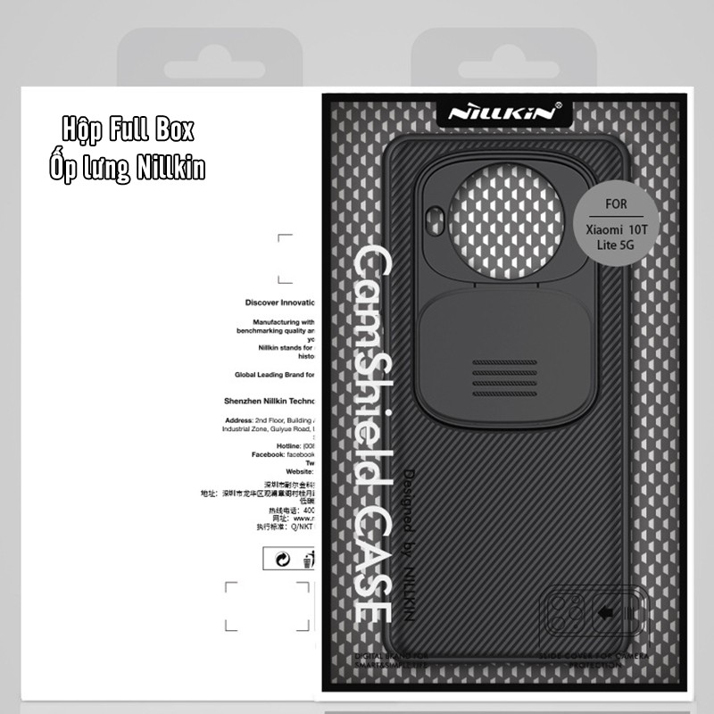 Ốp lưng cho Xiaomi Redmi Note 9 Pro 5G - Mi 10T Lite Nillkin CamShield che camera