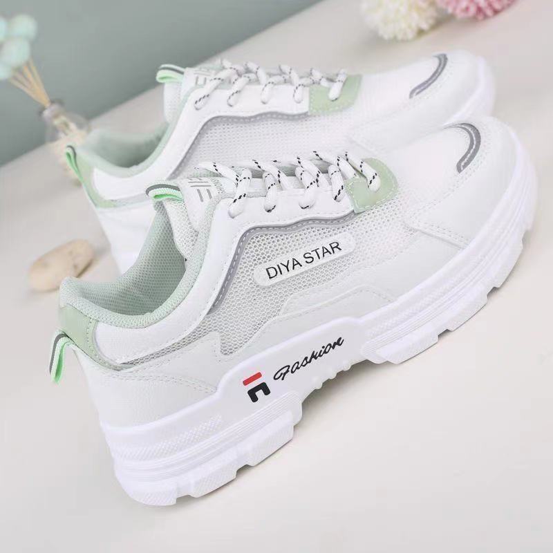 Giày Thể Thao Phối Lưới Thoáng Khí Thời Trang Xuân Hè Dành Cho Nữ 2022