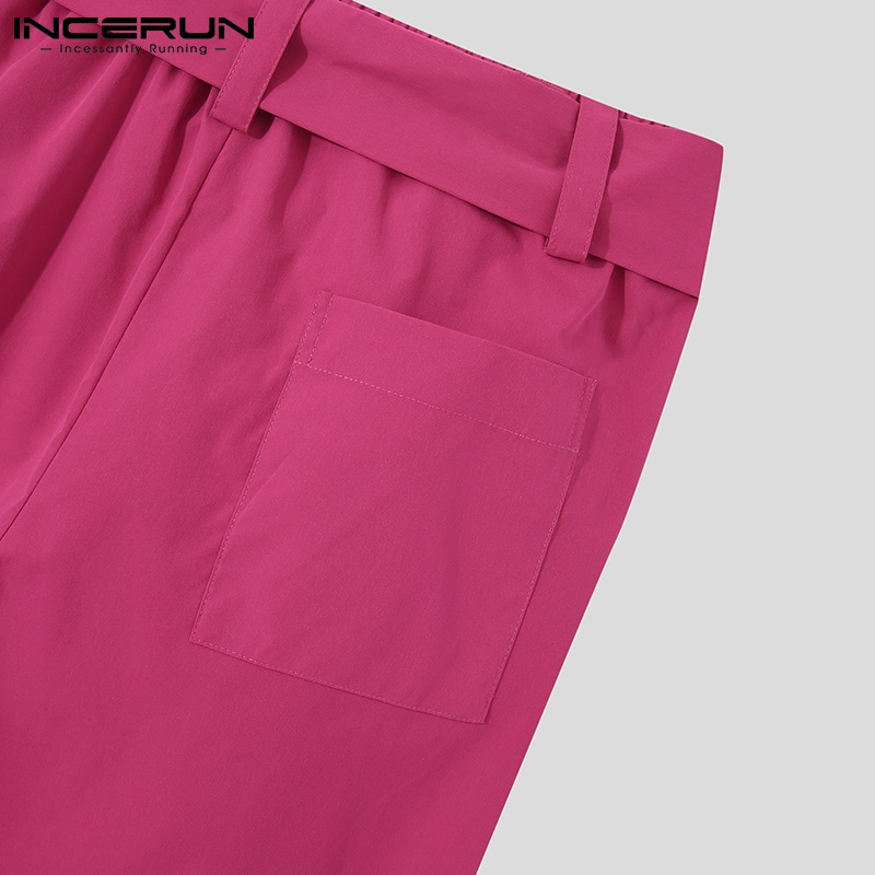 Quần baggy INCERUN lưng thun dây rút thời trang dành cho nam