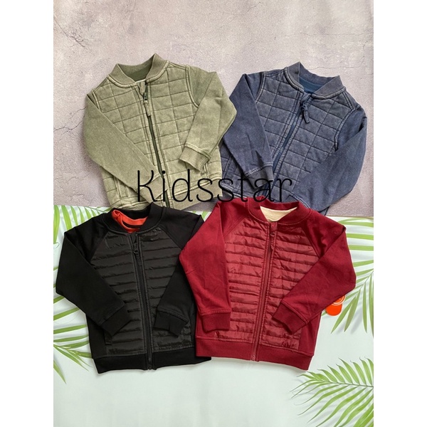 Áo khoác bomber bé trai hiệu Won.der. na.tion dư xịn full tag + móc + túi.