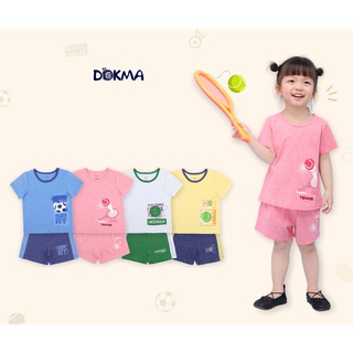 Dmb332 bộ quần áo cổ tròn cộc tay dokma