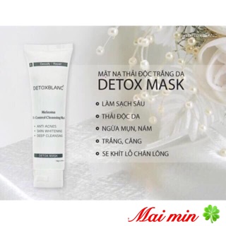 Mặt nạ sủi bọt detox blanc số 1