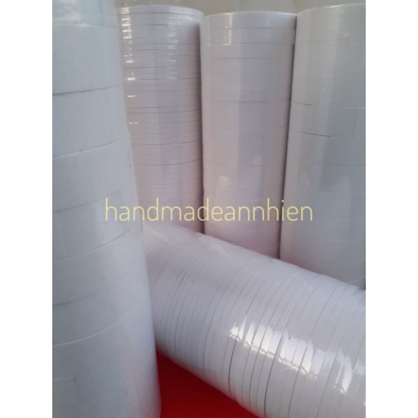 1 CUỘN BĂNG KEO 2 MẶT, NHIỀU SIZE - VĂN PHÒNG PHẨM