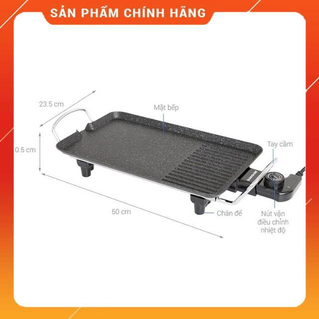 Bếp Nướng Điện SUNHOUSE SHD4607 1500w Không Khói - Bề Mặt Chống Dính Siêu Bền - Nướng Nhanh, Tiết Kiệm Điện Năng