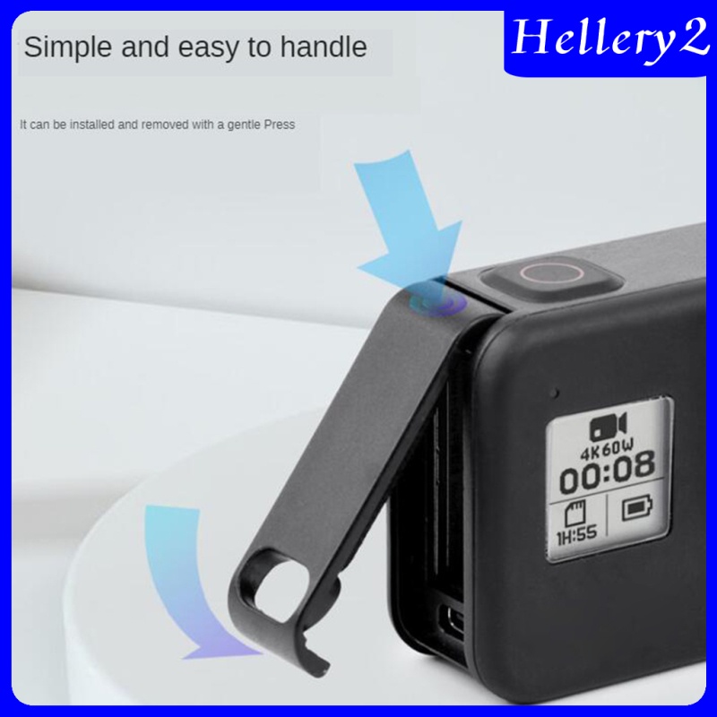 [HELLERY2] Replacement Battery Lid Door Cover Protector for GoPro Hero 8 Camera