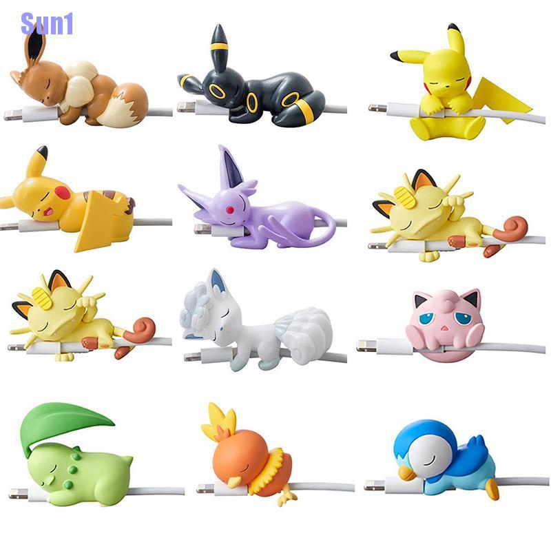 Vỏ Bọc Bảo Vệ Dây Cáp Sạc USB Hình Pokemon Đáng Yêu