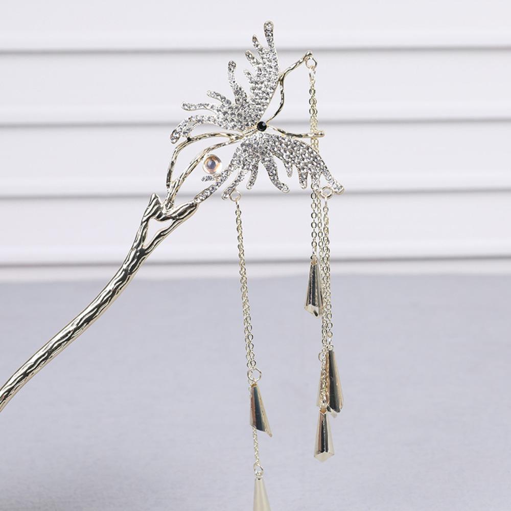 Trâm Cài Tóc Dáng Dài Hình Bướm Đơn Giản Thời Trang Cho Nam Và Nữ