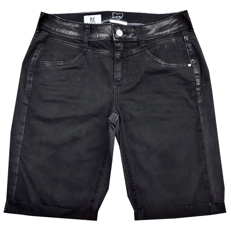 Quần Short Jeans Bò Gập Gấu STREET ONE Hàng Xuất Xịn Cao Cấp Chất Jeans Mịn Đẹp Loang Đen Size 27