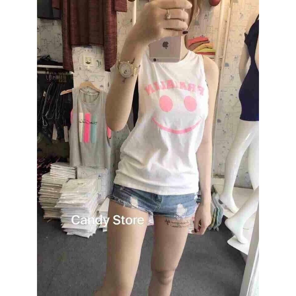 ÁO THUN BA LỖ NỮ MẶT CƯỜI | BigBuy360 - bigbuy360.vn