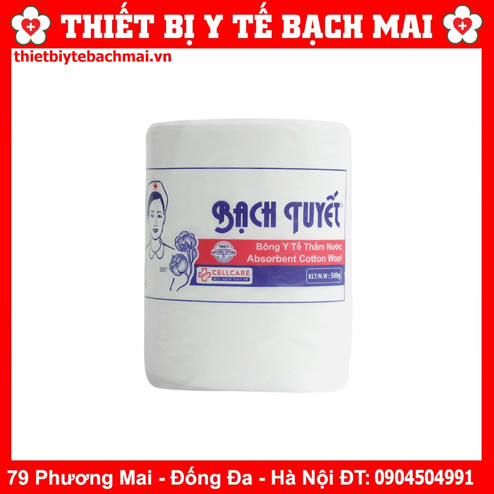 Bông Y Tế Bạch Tuyết Cuộn 1kg Mềm Mịn An Toàn Cho Da