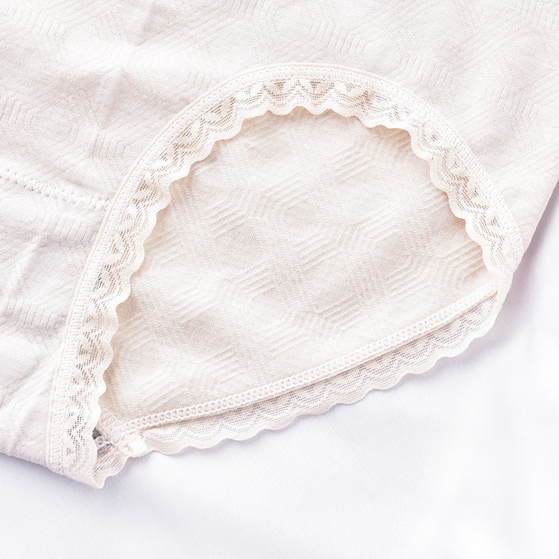 Quần lót lưng cao vừa kháng khuẩn đính nơ xinh xắn cho nữ