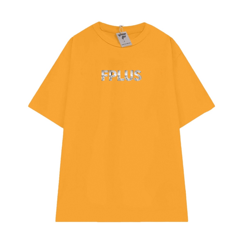 Áo thun form rộng unisex FPLUS tee tay lỡ in hình FP65