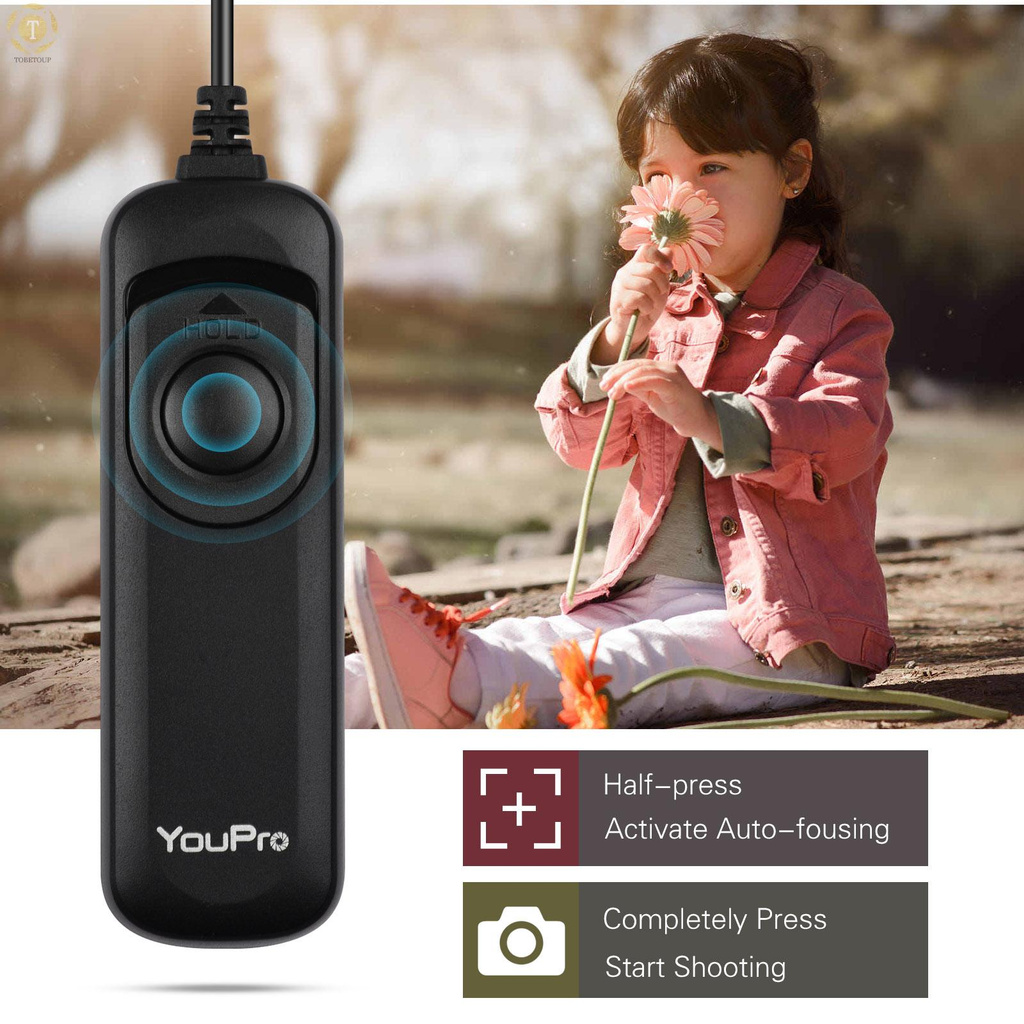 Nút chụp ảnh YouPro S2 hẹn giờ từ xa 1.2m/3.9ft cho Sony a7 a7R a7S a7II a7RII a6300 a6000 a5100 a5000 a3000 HX50 HX60