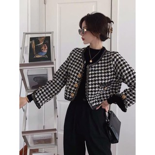 Áo khoac dạ tweet dáng lửng (có ảnh thật)