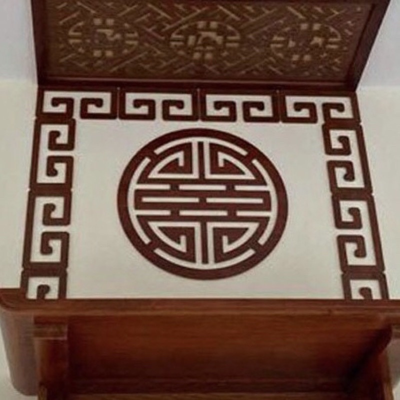 Viền trang trí ban thờ gỗ MDF Thái Lan chống ẩm kích thước 20cm x 10cm