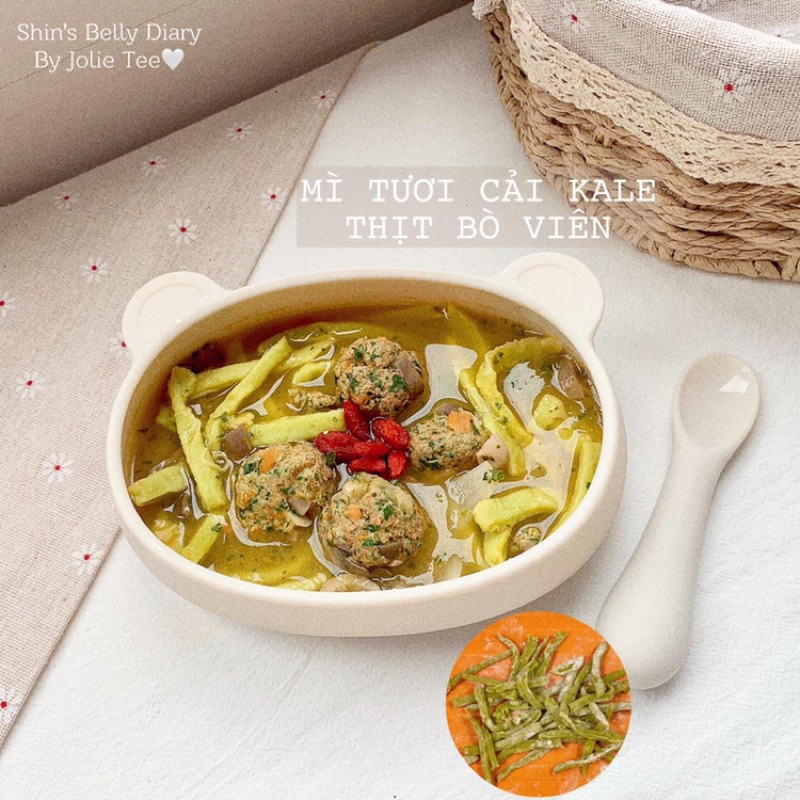 Thìa ăn dặm silicon Bobby Doll cho bé