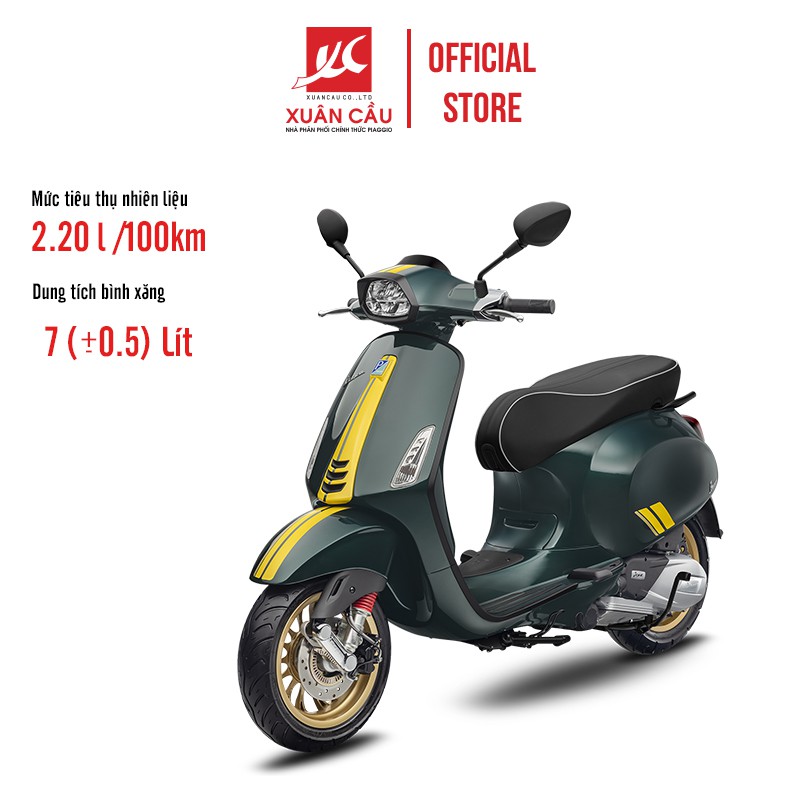 Xe Máy Vespa Sprint Phiên Bản Giới Hạn SE Racing 60s Động cơ I-Get 150cc - Mới 100%