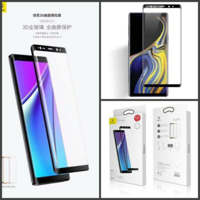 Cường lực 3D Baseus cho S8/S8+/S9/S9+/note8/note9
