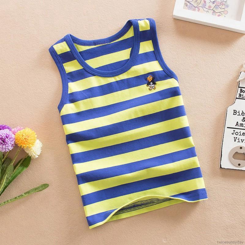 Áo thun cộc tay cổ tròn đáng yêu cho bé