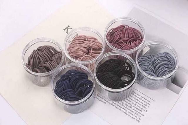 HỘP DÂY BUỘC TÓC 100 CÁI