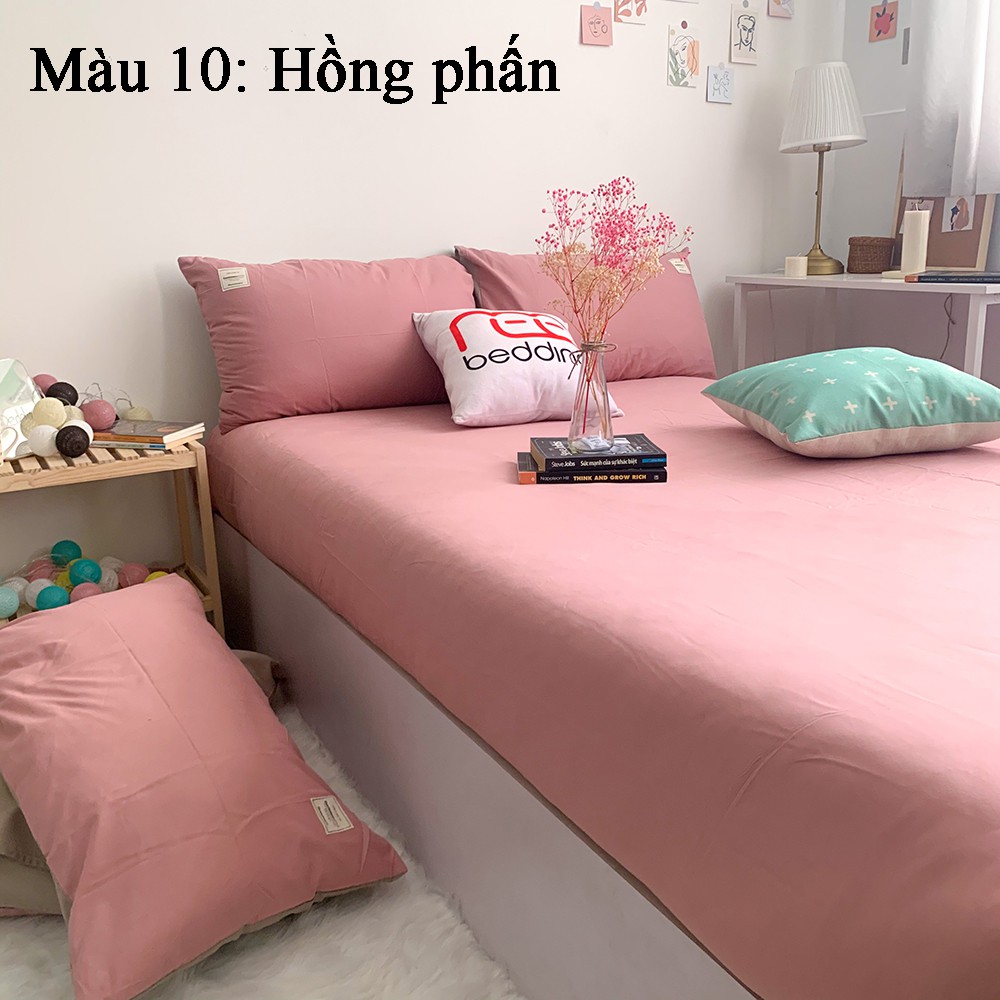 [FREESHIP🎁] Bộ Ga Giường Và 2 Vỏ Gối Cotton Cao Cấp Đủ Kích Thước Trải Nệm 1m4, 1m6, 1m8 CHƯA GỒM CHĂN - KiMi Decor