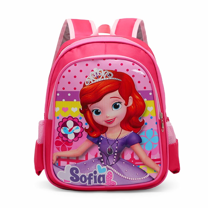 SUGE Ba Lô Đi Học Họa Tiết Spiderman Ultraman Aisha princess Dành Cho Các Bé Mẫu Giáo