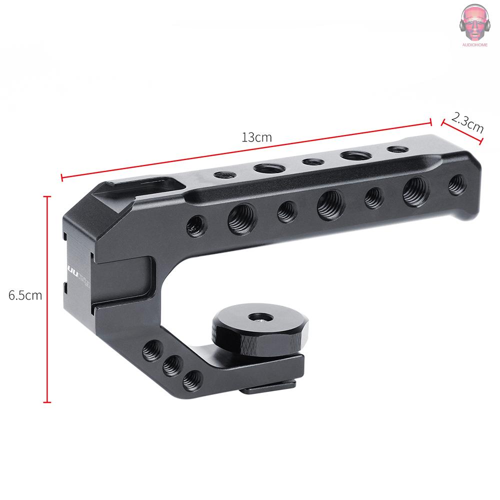 Tay Cầm Máy Ảnh Bằng Hợp Kim Nhôm UURig R005 Lỗ Vít 1/4 Inch 3/8 Inch 3 Lỗ Thông Dụng