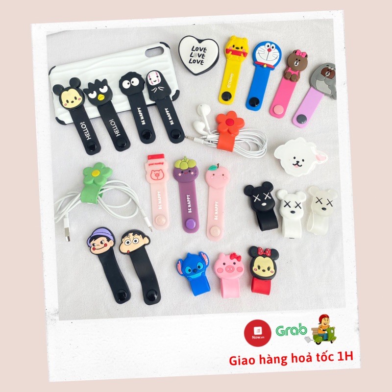 Phụ kiện kẹp sạc gọn dây sạc, tai nghe | BigBuy360 - bigbuy360.vn
