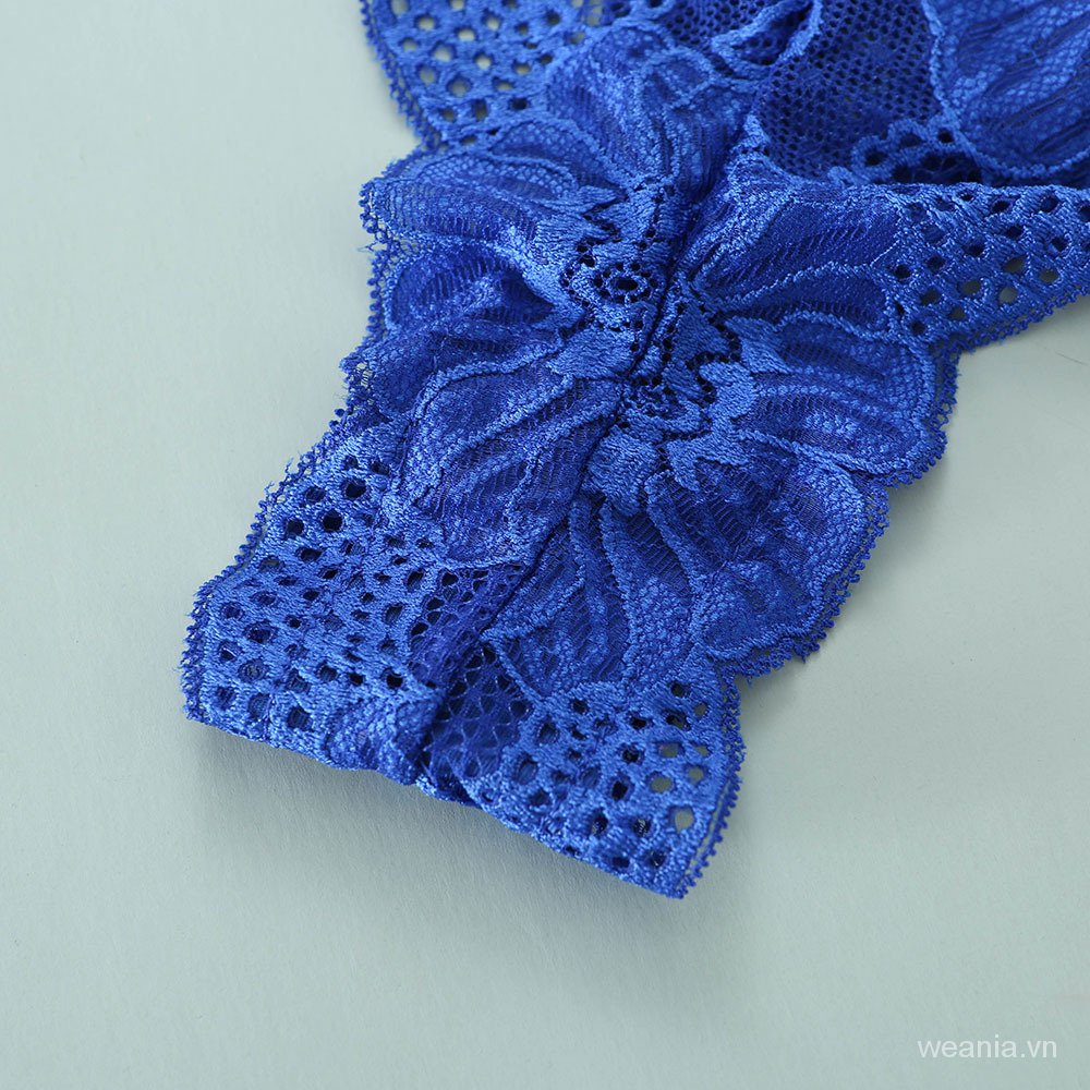 Bộ Đồ Lót Ren Lưới Mỏng Phối Vòng Thép Gợi Cảm Cho Nữ