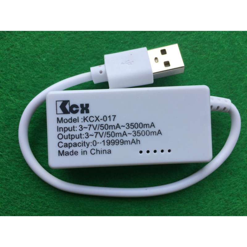 Test điện thoại, sạc dự phòng KCX-017 - USB đo dòng đo áp V3