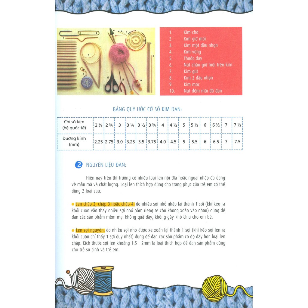 Sách - Kỹ Thuật Đan Len Sợi - Trang Phục Trẻ Em