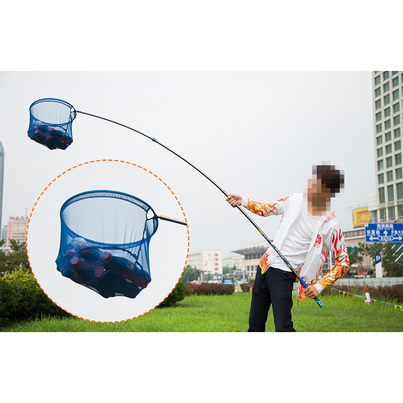 cán vợt câu đài carbon cao cấp 2,7m