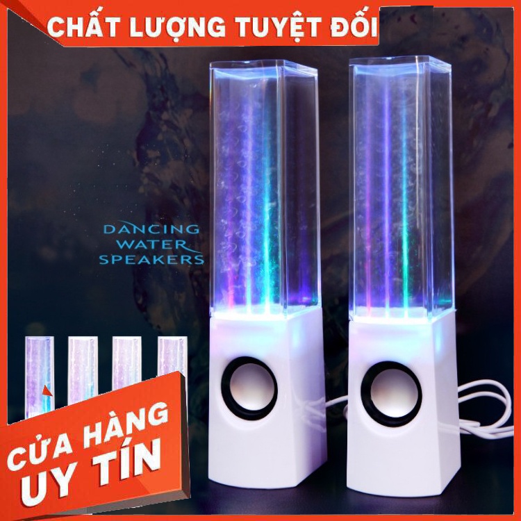Loa nhạc nước 3D theo điệu nhạc. Loa vi tính để bàn nhạc nước đèn led nhảy theo điệu nhạc, kiểu dáng sang