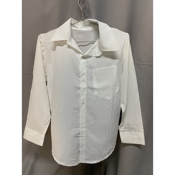 [Mã 11FASHIONSALE1 giảm 10K đơn 50K] Áo trắng dài tay cổ bẻ basic , sơ mi học sinh đi chơi dài tay phong cách hàn quốc | BigBuy360 - bigbuy360.vn
