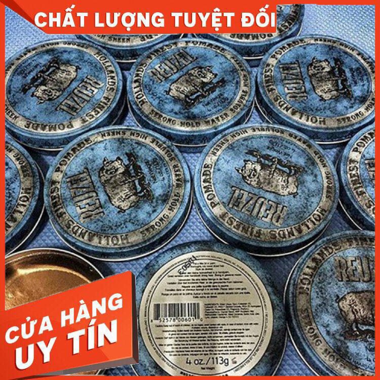 [ MUA NGAY KÉO LỠ ] [Chinh Hãng ] Sáp Vuốt Tóc REUZEL BLUE POMADE 113g 4oz 5.0