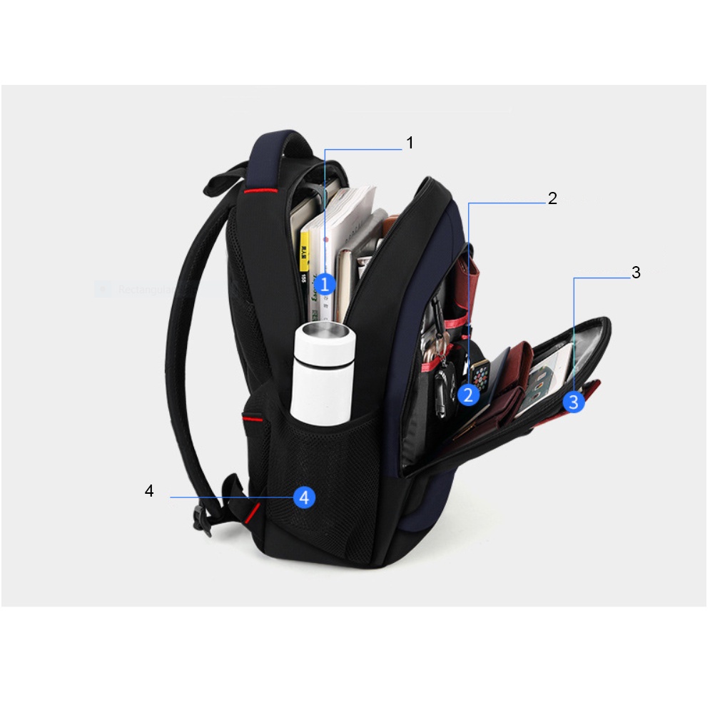 Balo laptop nam cao cấp phong cách châu âu