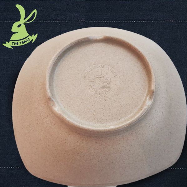 Dĩa Vuông Lõm 6.5 Nâu Nhựa Melamine Đài Loan - Chính Hãng