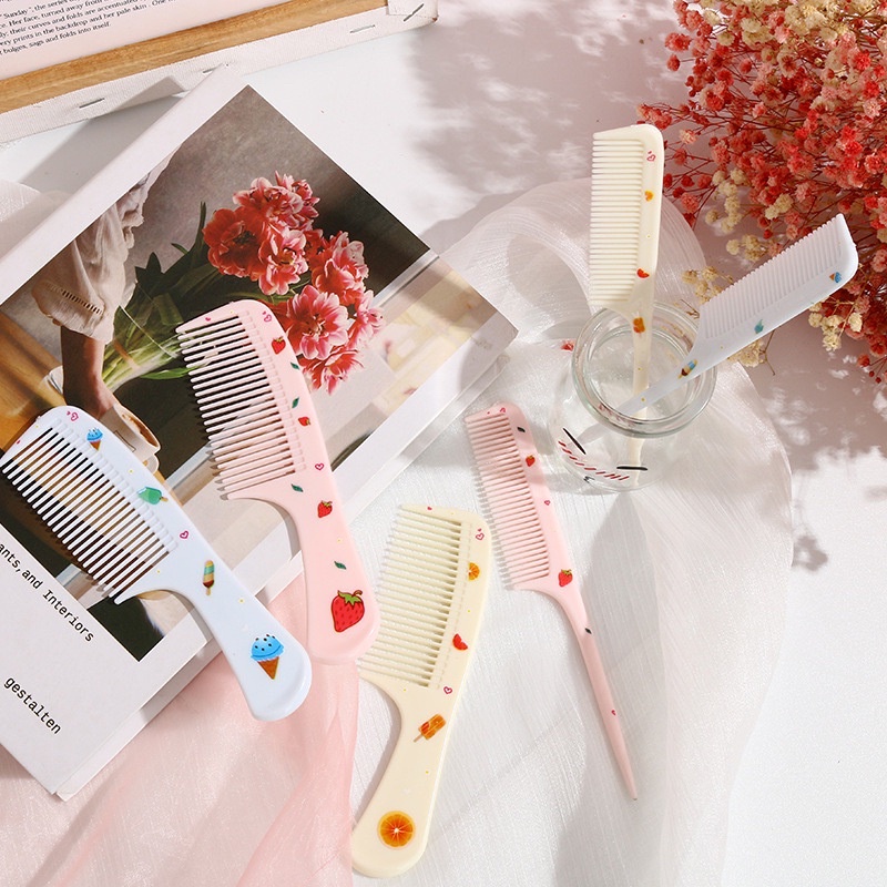 Set 2 lược chải tóc lược chải tóc bỏ túi