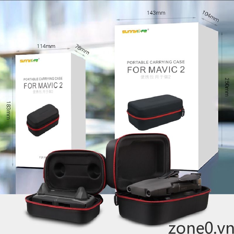 Hộp đựng phụ kiện cho DJI MAVIC 2 Pro / zoom + túi đựng