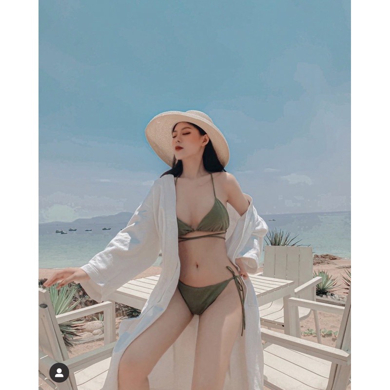 [ HÌNH THẬT+ MẪU MẶC] Bikini tam giác sexy đủ màu