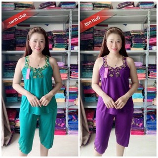 Bộ Đồ Lửng Thun Lạnh size